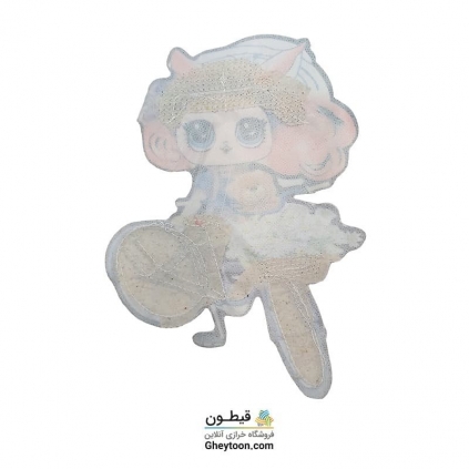 استیکر ال و ال مو هفت رنگ چرخ آبی