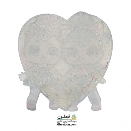 استیکر ال و ال دو تایی قلبی