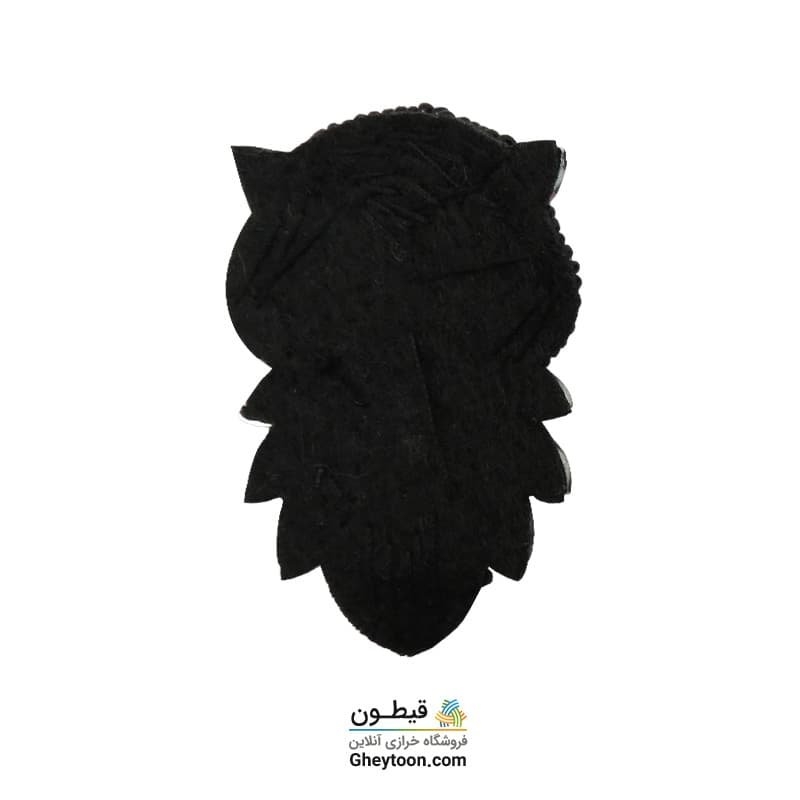 جواهر دوزی جغد بنفش