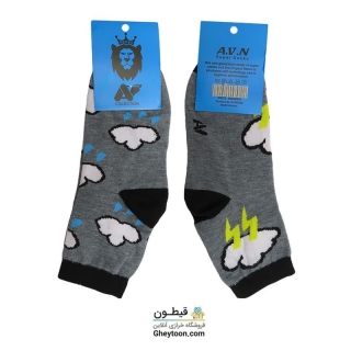 جوراب ابر طوسی تا به تا