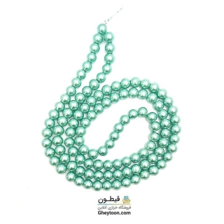 مروارید آبی فیروزه ای سایز 8