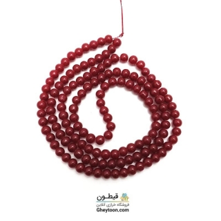 مروارید جدید زرشکی سایز 6