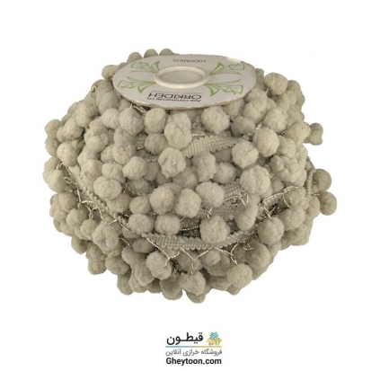 نوار پوم پوم متوسط کرمی