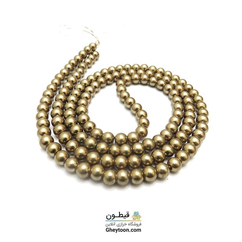 مروارید برنز سایز 6