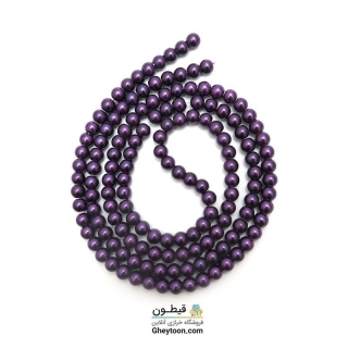 مروارید بادمجونی سایز 6