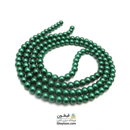 مروارید سبز یشمی سایز 6