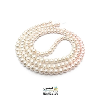 مروارید صورتی روشن سایز 6