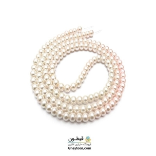 مروارید صورتی روشن سایز 6