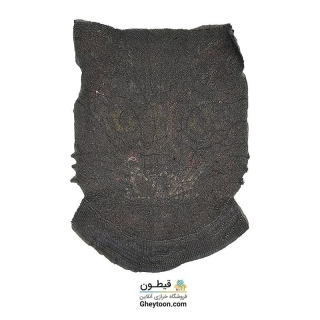 تکه دوزی گربه یقه سرمه ای