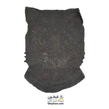 تکه دوزی گربه یقه سرمه ای