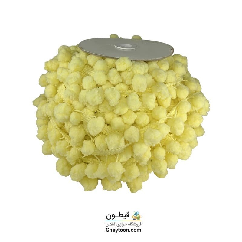 نوار پوم پوم متوسط لیمویی