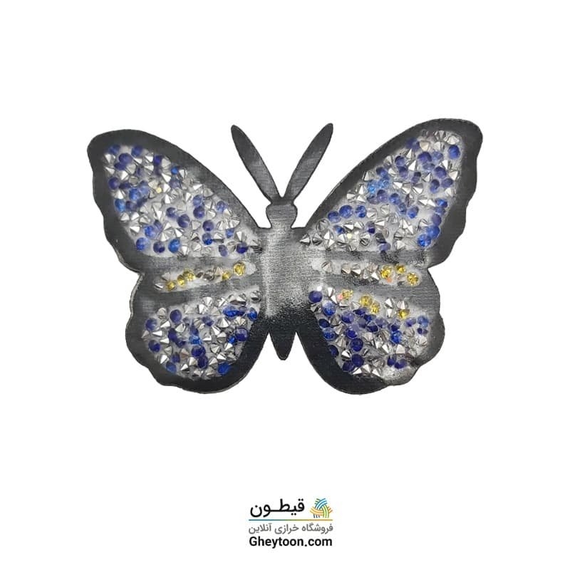 تکه دوزی پروانه کار شده