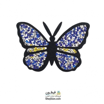 تکه دوزی پروانه کار شده