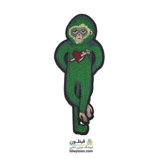 تکه دوزی میمون سبز