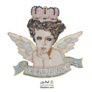 تکه دوزی فرشته گلدوزی نیم تنه بزرگ