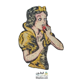 تکه دوزی سفید برفی