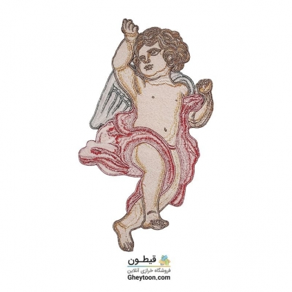 تکه دوزی فرشته بال طوسی کودک