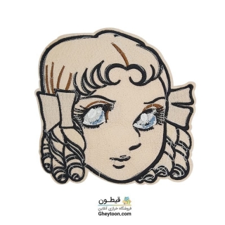 تکه دوزی پولکی حنا دختری در مزرعه