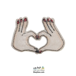 تکه دوزی دست قلبی