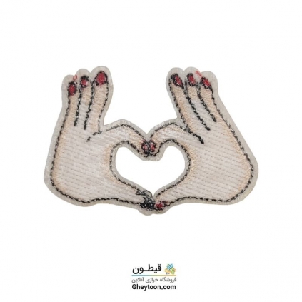 تکه دوزی دست قلبی