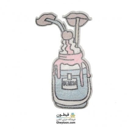 تکه دوزی ice cream و لب پولکی