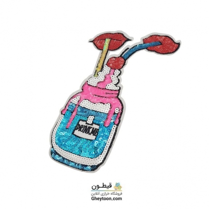 تکه دوزی ice cream و لب پولکی