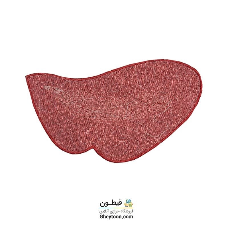 تکه دوزی لب لمه قرمز