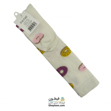 جوراب دونات کرم بلند