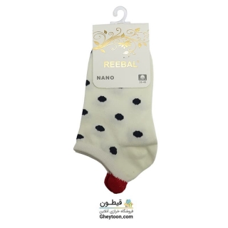 جوراب پوکله گوش دار عروسکی-مچی خال خالی