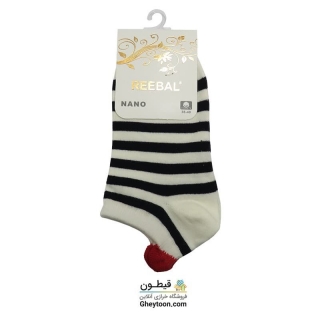 جوراب پوکله گوش دار عروسکی-مچی راه راه