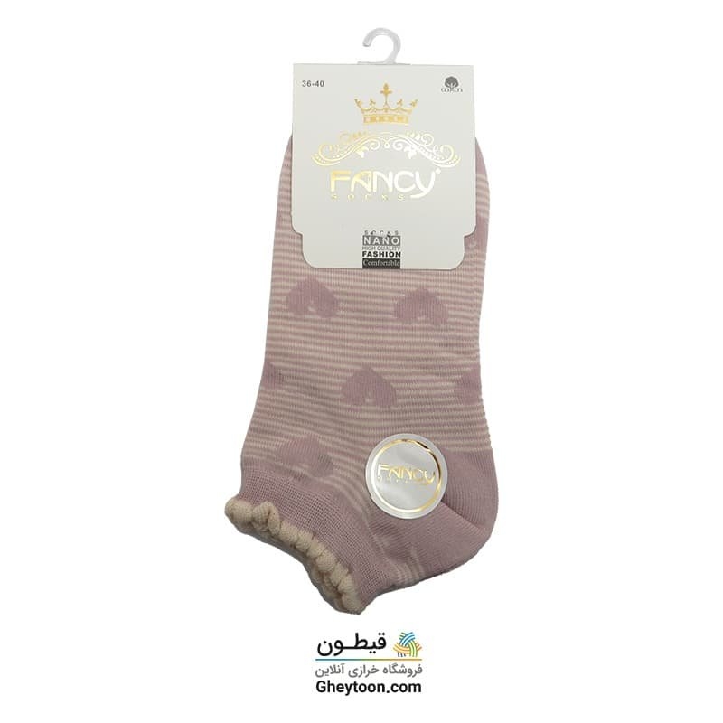 جوراب راه راه قلبی مچی