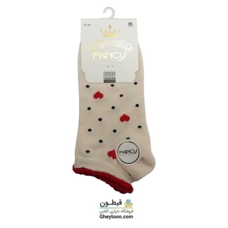 جوراب قلبی خال خالی مچی