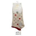 جوراب قلبی خال خالی مچی