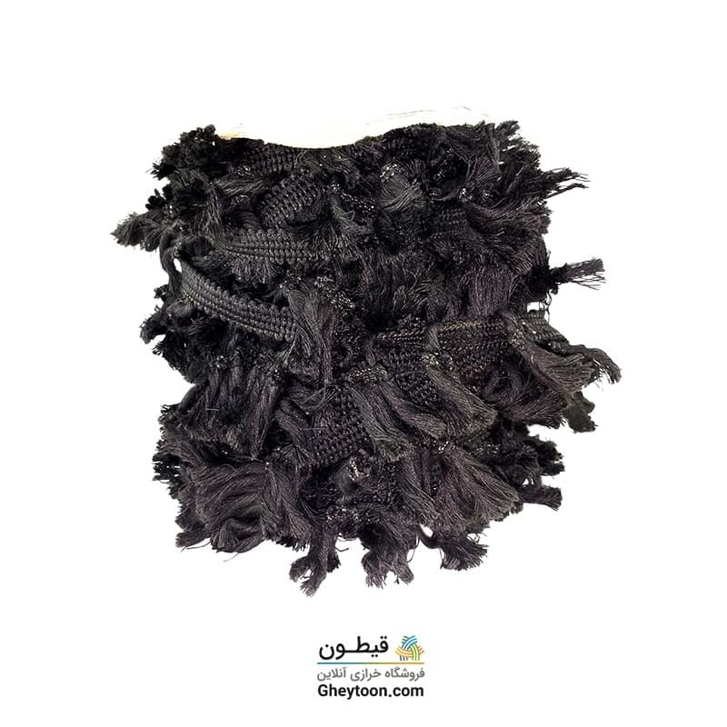 نوار منگوله ریشه ای مشکی