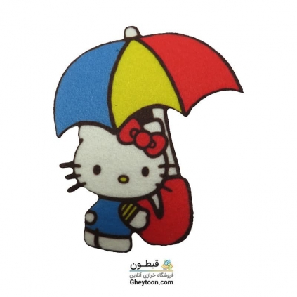 تیکه دوزی نمدی کیتی چتری