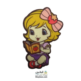 تیکه دوزی نمدی دختر توت فرنگی