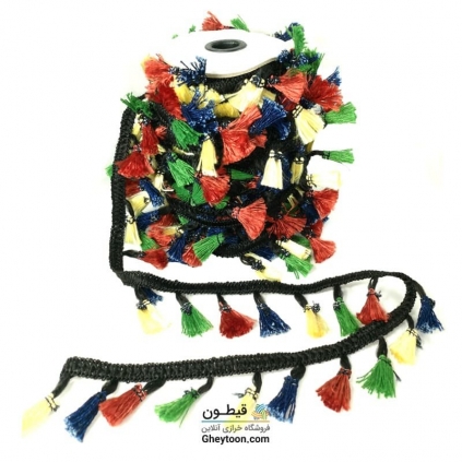 نوار منگوله ریشه ای رنگی 003