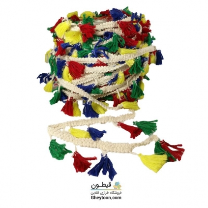 نوار منگوله ریشه ای رنگی 004