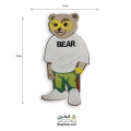 تکه دوزی خرس اسپرت bear
