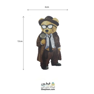 استیکر چاپ روی پارچه تدی مدل 0017