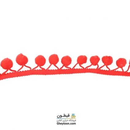 نوار پوم پوم متوسط مرجانی