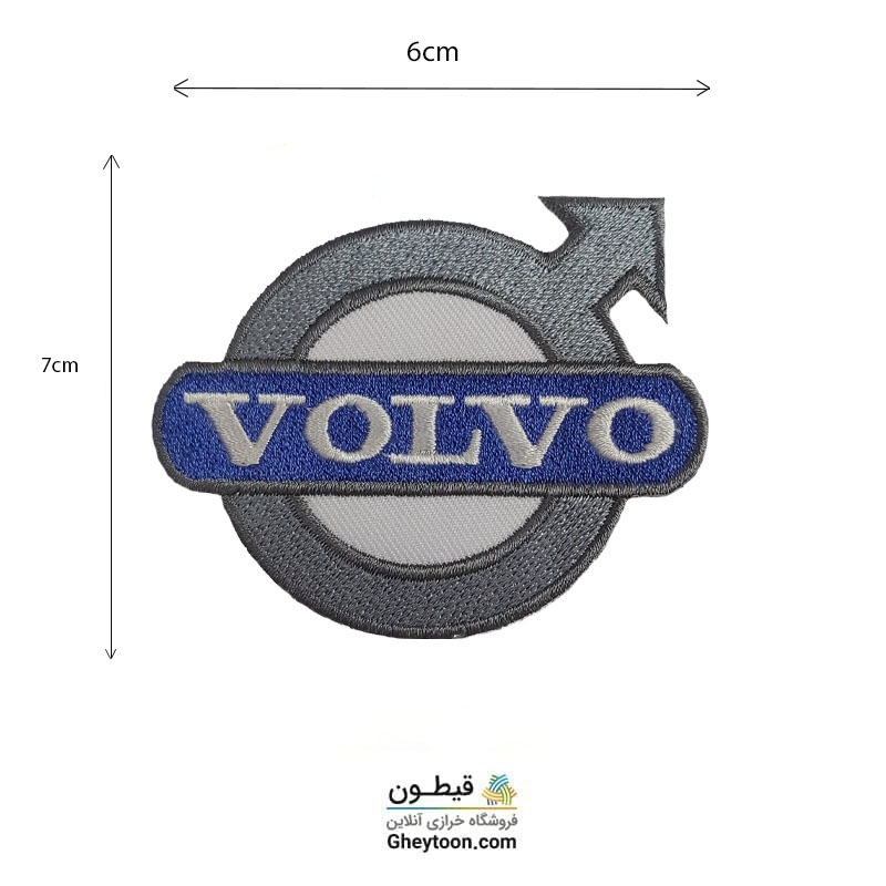 تکه دوزی مارک اسپرت volvo مدل 001