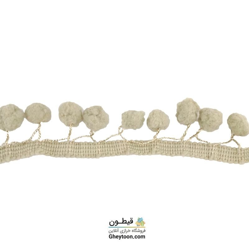 نوار پوم پوم متوسط شیری