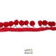 نوار پوم پوم متوسط قرمز