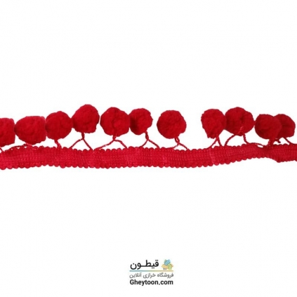 نوار پوم پوم متوسط قرمز