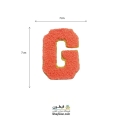 تکه دوزی حروف انگلیسی G گلبهی