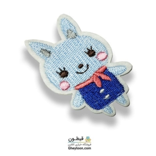 تکه دوزی عروسکی حرارتی گلدوزی شده مدل 048