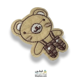 تکه دوزی عروسکی حرارتی گلدوزی شده مدل 052