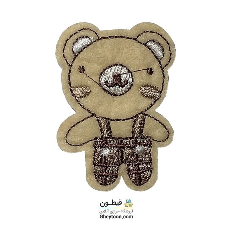 تکه دوزی عروسکی حرارتی گلدوزی شده مدل 052