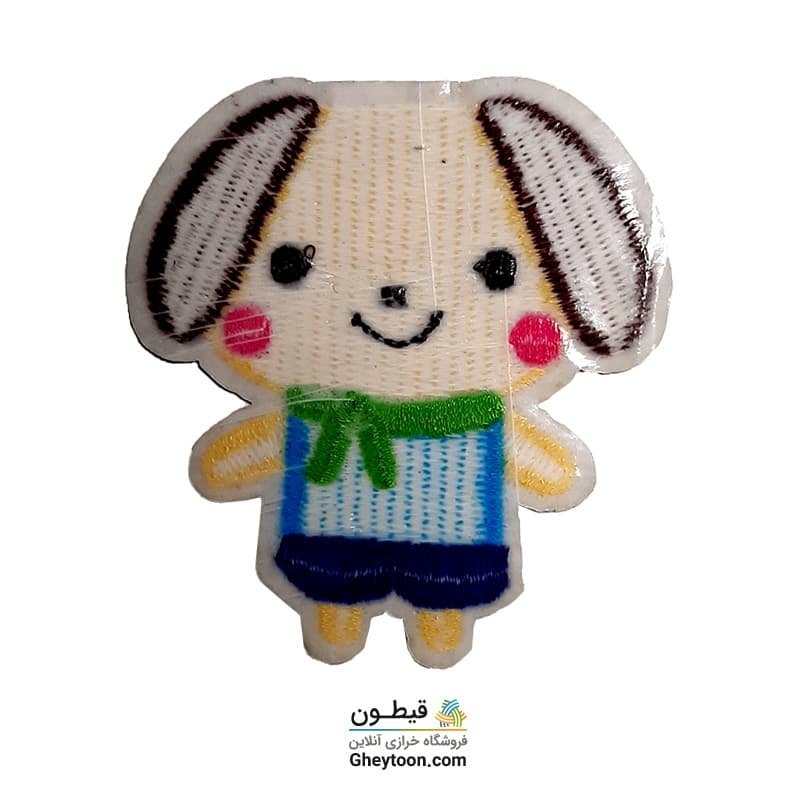 تکه دوزی عروسکی حرارتی گلدوزی شده مدل 051